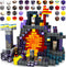 SHXYKZ 150 PCS Magnetic Blocks Toys for Kids, Dungeon-Themed Building Blocks, Stacking Magnets,