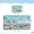 Burbuja 28x52 Baby Cooling Mat Seashells at Beach Bed Pad Ice Silk Cool Mat for Crib Mattress, Sleeping Pad