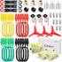 Sntieecr 3 Pack 42 PCS Electric Circuit Motor Kit - Educational Montessori Learning Kit for Kids DIY STEM