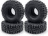 RC Rubber 2.2 Beadlock Wheels Tires 140MM with Foam Insert, 4PCS for 1/10 Wraith 90048 RR10