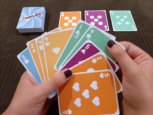 2-10 Triples - The Ultimate in Card Matching Fun for Kids, Teens and Adults. Easy to Learn and Perfect for Game Nights