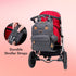 Dikaslon Diaper Bag Backpack - Large Unisex Baby Bags with Portable Changing Pad, Pacifier Case, Stroller Straps