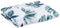 NoJo Super Soft Green & White Palm Leaf Nursery Crib Fitted Sheet,