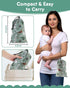 3-Point Baby High Chair Cover Restaurant with Strap Pads & Harness, Machine Washable, Waterproof Portable Highchair
