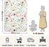 SDMKA Cozy 30 40 Inch Baby Blankets for Boys Girls Watercolor Wildflower Super Soft Warm Crib Blanket Double Layer