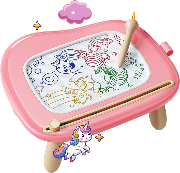 KOKODI Magnetic Drawing Board, Toddler Girl Toys for 1-2 Year Old, Large