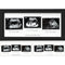 KeaBabies Baby Sonogram Picture Frames - Trio Ultrasound Picture Frames, First Time