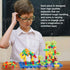 STEM Building Blocks Toy for Kids, Educational Toddler Preschool Brain Toy Kit for Ages 3-8, Creativity Materials