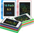 Party Favor 16 Pack LCD Writing Tablet for Kids, 6.5 Inch Colorful