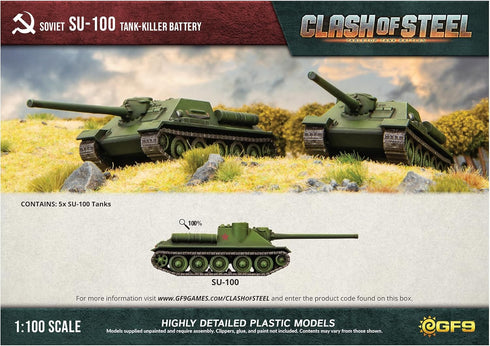 Gale Force Nine - Clash of Steel - SU-100 Tank-Killer Company