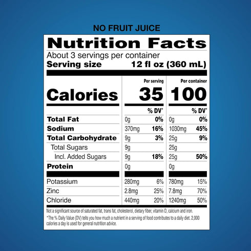 33.8 oz (Pack 1) Amazon Basic Care Electrolyte Solution, Mixed Fruit, Designed to Prevent Dehydration, Replaces