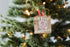 Pearhead Baby’s First Christmas Wooden Picture Frame Ornament, Rustic Keepsake Photo Holiday Gift for New Parents