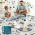 Set 3 4 5 6 7 290+ Race Track for Kids - Best Birthday Gift for Boys Years Old, PCS DIY Flexible Tracks Toys with Cars