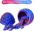 6 3D PCS Dragon Egg, Printed Dragon Eggs with Dragon Inside Surprise Mystery Easter Egg Fidget Toy, Articulated Crystal