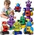MSKOLER Magnet Robot Toys for Kids 3-5 - Magnetism Stacking Transform Boys