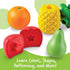 Learning Resources Snap-n-learn Fruit Shapers, Fine Motor Toy for Toddlers Ages 2+