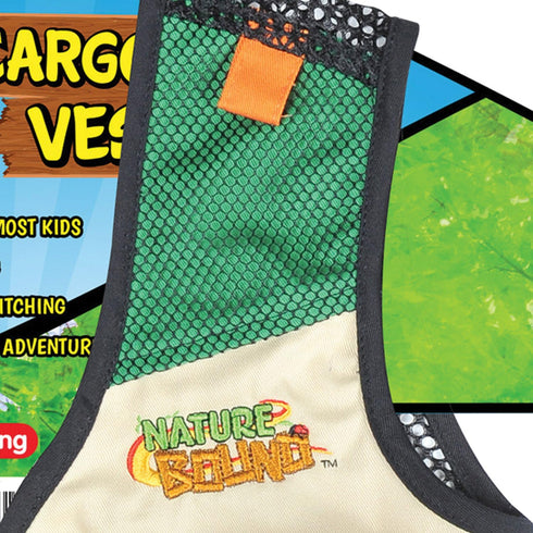 Nature Bound Cargo Vest for Kids - Zipper, 4 Pockets, Durable Stitching