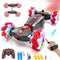 4WD Stunt Car, 2.4 GHz Gesture Sensor RC Cars, Double-Sided Vehicle 360° Flip Buggy with Music Spray, Best Gift for