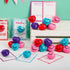 36 Packs JOYIN Heart Shape Stress Ball with Cards Stress Relief Fidget Toy for Valentine Party Favors, Classroom Prize