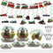 party greeting 109Pcs Train Birthday Party Supplies Includes Steam Train Party Plates