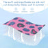 SyXIOP 28" 52" Peach Leopard Print Cooling Baby Waterproof Crib Mattress Protector x Reusable Bed Pads for Kids