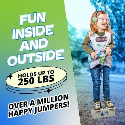 3 250lbs Flybar My First Foam Pogo Jumper for Kids Fun and Safe Pogo Stick for Toddlers, Durable Foam and Bungee Jumper