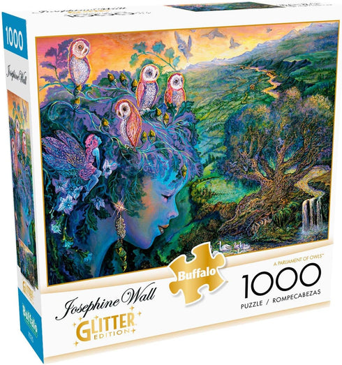 Buffalo Games - JoWall - A Parliament of Owls - 1000 Piece Jigsaw Puzzle for Adults Perfect for Game Nights