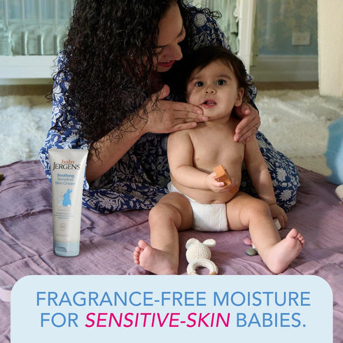 8 Oz Jergens Baby Soothing Sensitive Skin Cream, Cream for Infant Dry Skin, Baby Cream for Dry Skin