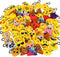 Dreampark Emoticon Keychain Mini Cute Plush Pillows, Party Favors for Kids Valentine's