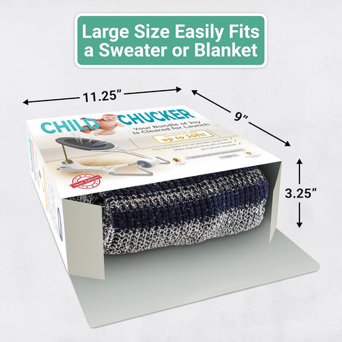 Witty Yeti Hilarious Child Chucker Gag Gift, Empty Box to Wrap Your Real Present Inside, Prank Friends or Family, Funny