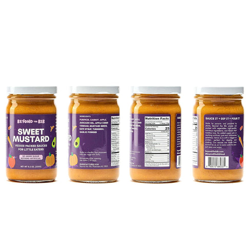 Beyond the Bib 24+ - Toddler and Kids Healthy Meal Sauces and Dips - Made with Vegetables, No Added Sugar, No Salt, No