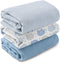 GLLQUEN BABY 3-Pack Muslin Swaddle Blankets for Boys and Girls, Unisex Newborn Receiving Baby Essentials, Gift Registry