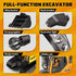 3 1 680, 3+ GraceDuck Remote Control Excavator Toys for Boys, in RC Excavator Toy with Alloy Bucket, Rock Breaker