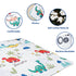 TANOSHII 59"x59" Baby Play Mat for Playpen, Machine Washable Kids Mat, Cotton,Foldable Crawling Mat for Floor,One-Piece