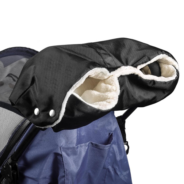 Stroller Hand Muff, Thick Waterproof Anti-Freeze Gloves with Fleece, Universal Size for Pushchairs