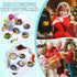 Lenwen Yoyos for Kids - Beginners Metal Yo Yo Toys with Colorful Designs, 100 Pcs for Parties