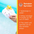 Splashin'kids Bath Toys, Double The Fun Baby Water Toys, Rotating Octopus and Head Bobbing Reindeer