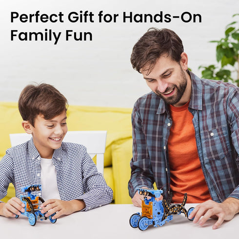 Sillbird 8-13, 12-in-1 Set 196 Solar Building Robot Kit STEM Gift for Boys Aged DIY Science Educational Toys for Kids