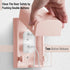 Bates Baby Safety Outlet Cover Box, Pink Plug Covers for Baby Proofing, Socket Covers for Child Safety