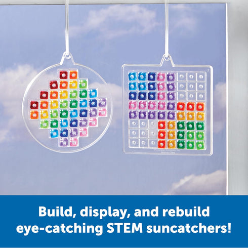Learning Resources STEM Explorers Suncatchers Art Kit, Arts and Crafts for Kids Ages 5+, STEM Toys for Kids
