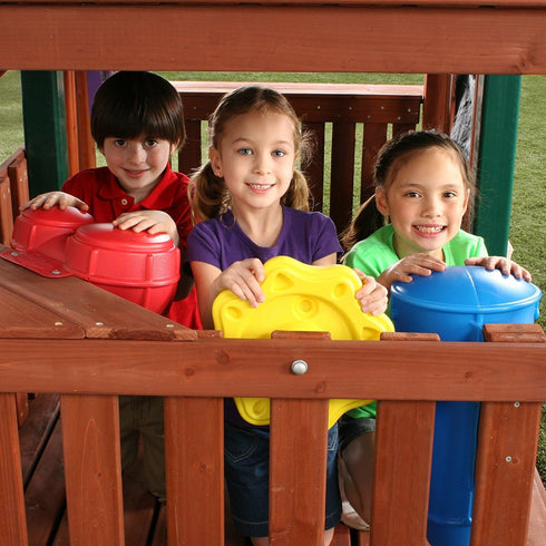 Swing-N-Slide NE 4895 Outdoor Rhythm Band Swing Set Music Play Kit - Pack of 3, Multi-Colored