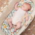 GRSSDER 2 Pack Stretchy Ultra Soft Fitted Bassinet Sheet Set for Girls, Universal Fit for Baby Cradle, Watercolor
