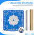 32.4''x32.4'', Mahjong Mat for Table Rolled Shipping, No Creases Mah Jongg Mat with Carrying Bag for American Mahjong