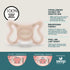 (0-6M), 2Pk, Suavinex Zero Zero Silicone Baby Pacifier w/SX Pro Physiological Pacifier Nipple Deep