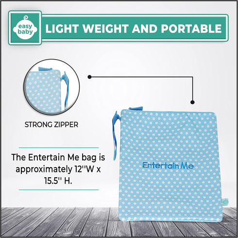 (8 Pack Packing Easy Baby - Diaper, Bottle, and Supplies - Organizer Pouches and Changing Pad - Change, Feed, Dress