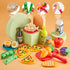 52pc Playset Set Kidsciety Pretend Play Accessories - Kids Kitchen with Play Food, Stainless Steel Cookware, Toys Pots