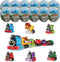 Mini Building Block Sets, 12PCS Vehicle Train Toys Building Blocks, 6 in