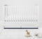 Bacati - Mix N Match White with Band At Bottom Crib Skirt