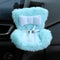 QUPIVA Car Seat for 17cm Dolls with Air Vent Clip and Desktop Stand,