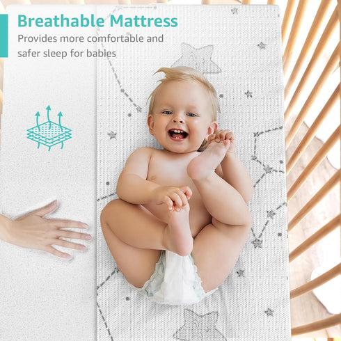 YENING Pack Pack 38"x26"x1", 1 Pack and Play Mattress Topper Baby N Play Mattresses for Playpen and Playard